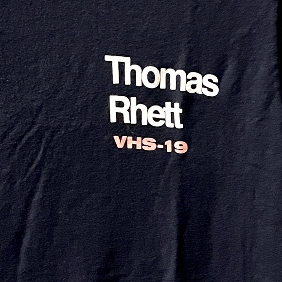 THOMAS RHETT Country Singer Official 2019 Tour 100% Cotton, S-M, P to P 18” - Picture 4 of 6